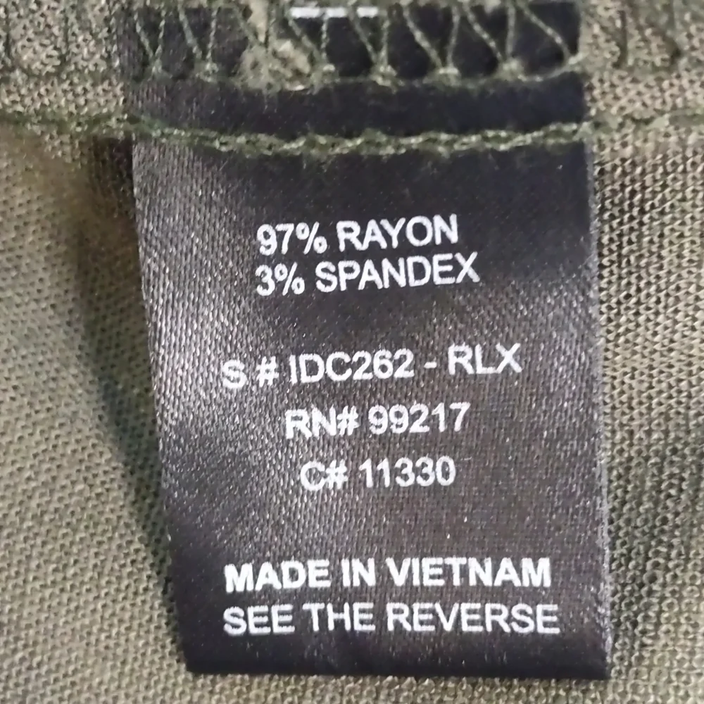 MM Women's Olive Green Jumpsuit Romper Shortsleeve Belt Collar V-Neck Sz M NWT - Picture 7 of 7